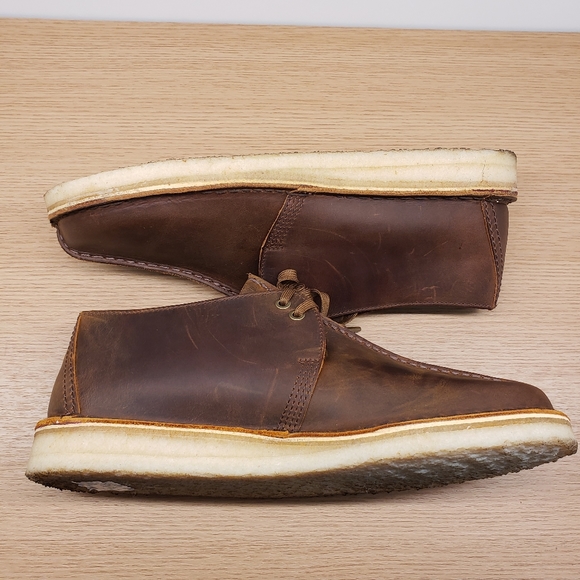 Clarks Originals Desert Trek Beeswax Leather right 11½ left 10½ - Picture 5 of 8